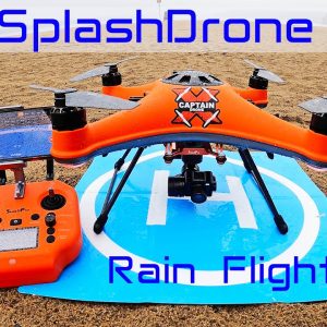 The new Waterproof Drone - Flying the SplashDrone 4 in the Rain (PART 2)