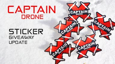 Captain Drone Sticker Giveaway Update