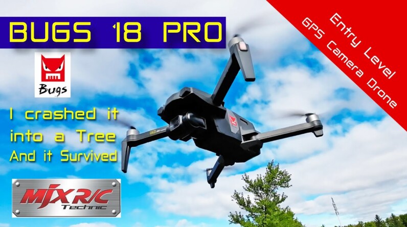 Bugs 18 Pro Drone - I Crashed it into a tree & it survived - Review