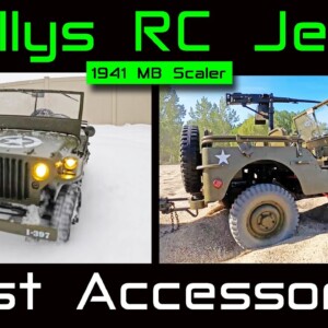 Willys RC Jeep - 1941 MB Scaler - Best Accessories