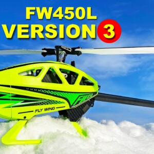 You're Gonna Love This LARGE RC Helicopter! Fly Wing FW450L V3