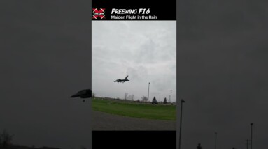 Freewing F-16 Maiden Flight in the Rain