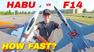 HOW FAST is the EFlite HABU and F14 Tomcat?