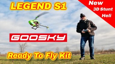 Goo-Sky Legend S1 RC Helicopter RTF Kit - Are you up for the challenge?