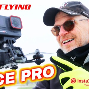 INSTA360 Ace Pro - FPV Drone Flying in Snow & Rain!