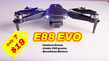 The $19 Camera Drone with Brushless Motors - YLRC E88 EVO Review