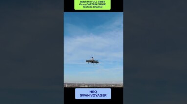 DJI FPV chases a VTOL Drone in the skies #DJI