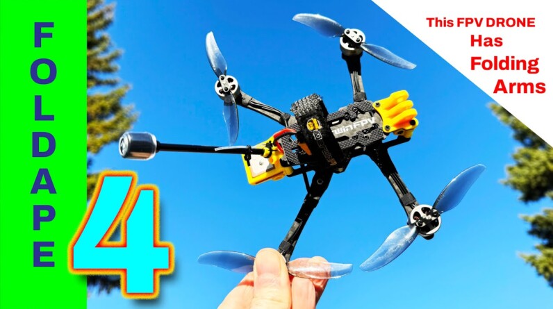 DarwinFPV FoldApe 4 - The Under 250 gram Foldable Drone