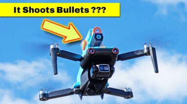 This Camera Drone Shoots Plastic Bullets!  Review